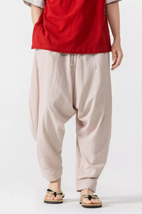 Men's Plus Size Loose Fit Harem Pants