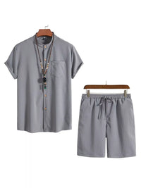 The Sedona Shirt & Shorts Set – plus size shirt and shorts set, view 5