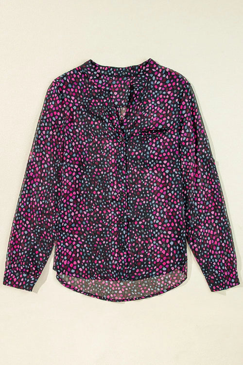 Polka Dot Button Up Shirt