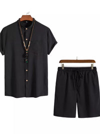 The Sedona Shirt & Shorts Set – plus size shirt and shorts set, view 7