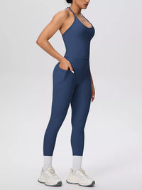 The Lucia Soft Halter Cami & Legging Set