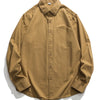 Men's Plus Size Casual Long Sleeve Shirt