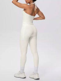 The Lucia Soft Halter Cami & Legging Set