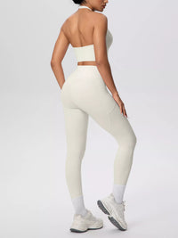 The Lucia Halter Crop Top & Legging Set