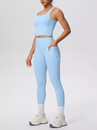 The Lucia Scoop Tank & Legging Set