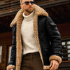 Men’s Thickened Fur Mid-Length Street Coat