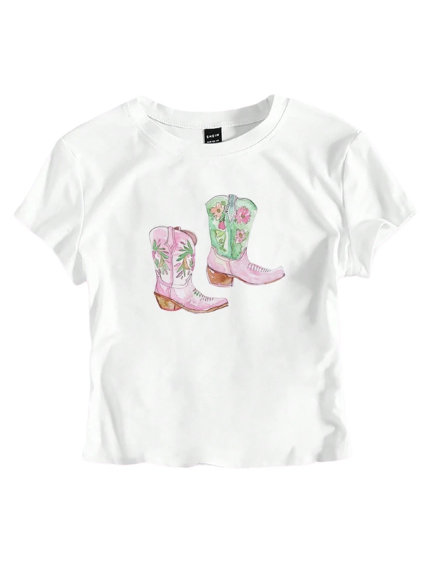 Boots Hot Girls T-Shirt