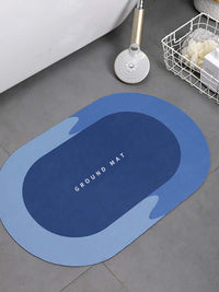 Super Absorbent Shower Bath Mat Bathroom Anti-Slip Carpet Rug Simple Kitchen Entrance Soft Door Bathtub Side Bath Mat Home Decor