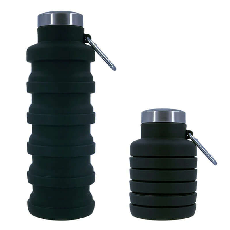 New Portable Silicone Water Bottle Retractable Folding Coffee Bottle Cups E Outdoor Travel Tools Collapsible Sport Bottles