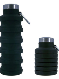 New Portable Silicone Water Bottle Retractable Folding Coffee Bottle Cups E Outdoor Travel Tools Collapsible Sport Bottles