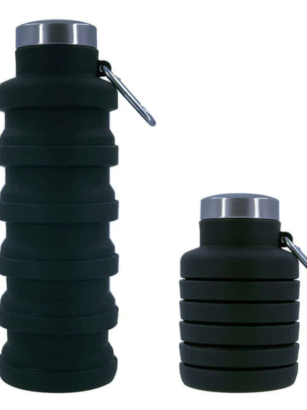 New Portable Silicone Water Bottle Retractable Folding Coffee Bottle Cups E Outdoor Travel Tools Collapsible Sport Bottles