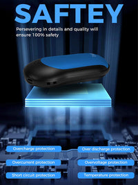 OCOOPA Rechargeable 10,000mAh Electric Hand Warmer - Long-Lasting 15-Hour Portable Heater for Men and Women, Ideal for Winter Warmth