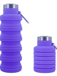 New Portable Silicone Water Bottle Retractable Folding Coffee Bottle Cups E Outdoor Travel Tools Collapsible Sport Bottles