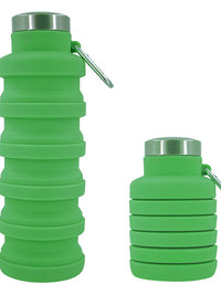 New Portable Silicone Water Bottle Retractable Folding Coffee Bottle Cups E Outdoor Travel Tools Collapsible Sport Bottles