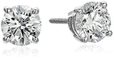 Amazon Collection IGI Certified Platinum Round-Cut Diamond Stud Earrings (4cttw, G-H Color, VS2 Clarity)