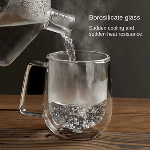 Heart Shaped Glass Cup for Coffee, Espresso, Champagne, Wine, Milk, Juice Drinkware and Bar Utensil