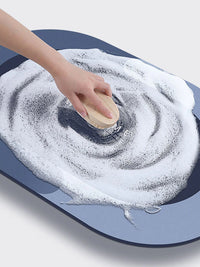 Super Absorbent Shower Bath Mat Bathroom Anti-Slip Carpet Rug Simple Kitchen Entrance Soft Door Bathtub Side Bath Mat Home Decor
