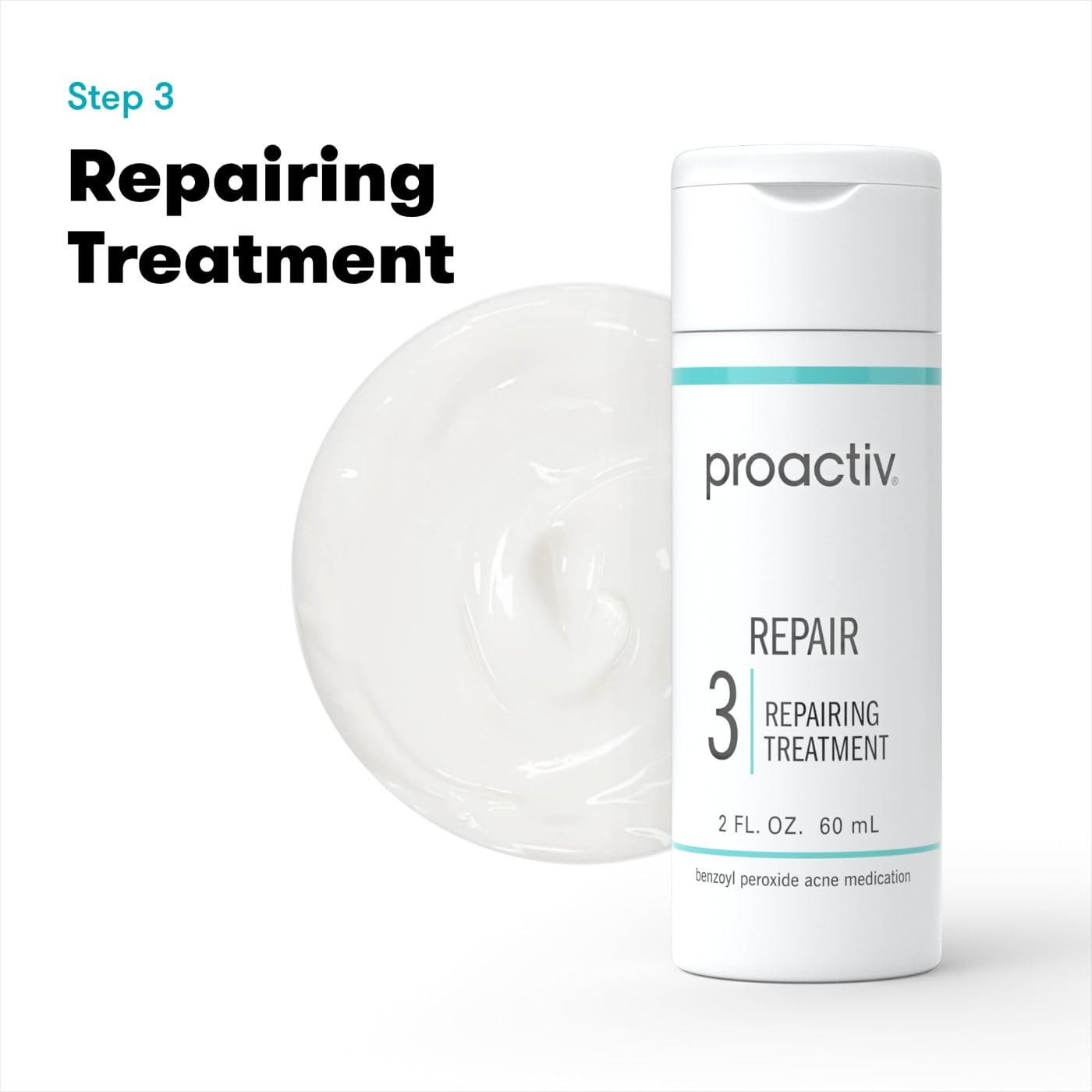 Proactiv 3 Step Acne Treatment - Benzoyl Peroxide Face Wash, Repairing Acne Spot Treatment for Face And Body, Exfoliating Toner - 60 Day Complete Acne Skin Care Kit, Multicolor