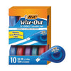 BIC Wite-Out Brand EZ Correct Correction Tape (WOTAP10- WHI), 39.3 Feet, 10-Count Pack of white Correction Tape, Fast, Clean and Easy to Use Tear-Resistant Tape