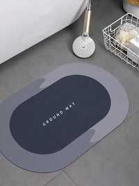 Super Absorbent Shower Bath Mat Bathroom Anti-Slip Carpet Rug Simple Kitchen Entrance Soft Door Bathtub Side Bath Mat Home Decor