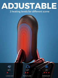 OCOOPA Rechargeable 10,000mAh Electric Hand Warmer - Long-Lasting 15-Hour Portable Heater for Men and Women, Ideal for Winter Warmth