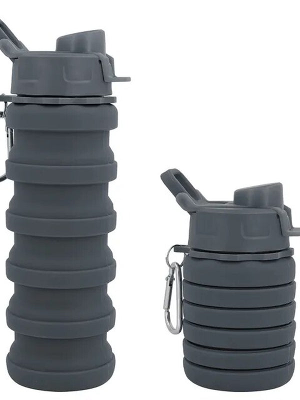 New Portable Silicone Water Bottle Retractable Folding Coffee Bottle Cups E Outdoor Travel Tools Collapsible Sport Bottles