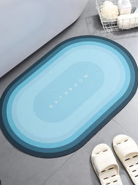 Super Absorbent Shower Bath Mat Bathroom Anti-Slip Carpet Rug Simple Kitchen Entrance Soft Door Bathtub Side Bath Mat Home Decor