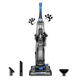 Eureka PowerSpeed Bagless Upright Vacuum Cleaner, Pet Turbo, Black