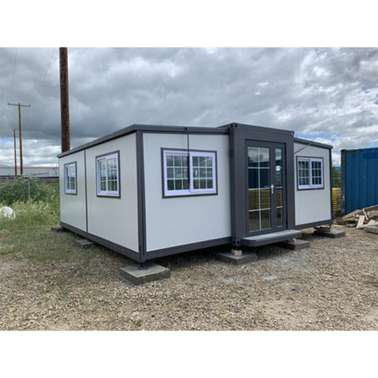 Chery Industrial Expandable Prefab House 19ft x 20ft with Cabinet,Exquisitely Designed Modern Villa Prefab House for Live,Work
