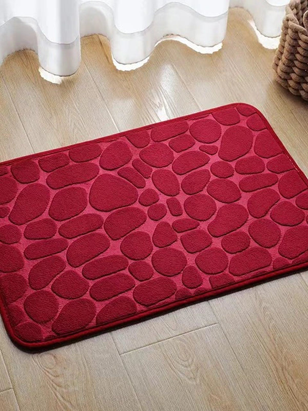 Super Absorbent Shower Bath Mat Bathroom Anti-Slip Carpet Rug Simple Kitchen Entrance Soft Door Bathtub Side Bath Mat Home Decor