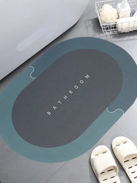 Super Absorbent Shower Bath Mat Bathroom Anti-Slip Carpet Rug Simple Kitchen Entrance Soft Door Bathtub Side Bath Mat Home Decor