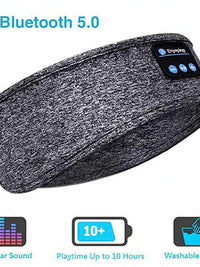 Experience Ultimate Comfort: All-in-One Wireless Bluetooth Headband | Sports & Sleep-Friendly Over-the-Ear Earbuds | Music-Enabled, Soft Eye Mask | Perfect for Active Lifestyles and Relaxing Sleep