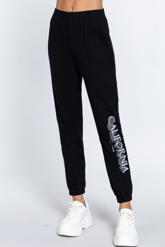 Graphic Long Jogger Pants