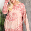 Plus Size Ls Special Washed Poly Rayon Knit Top
