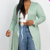 Long Sleeves Belted Cardigan