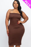 Plus Tube Bodycon Dress