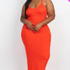 Plus Racer Back Maxi Dress