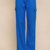 Linen Straight Leg Cargo Pants
