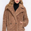 Faux Fur Sherpa Jacket