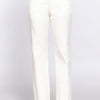 Straight Fit Twill Long Pants