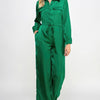 Long Sleeve Jumpsuit With Waist Drawstring