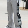 Flared Bandana Fleece Pants
