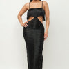 Lux Fringe Maxi Dress