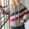 Animal Color Block Hoodie