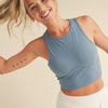 Corset Inspired Cropped Tank Top