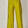 Linen Wide Leg Cargo Pants