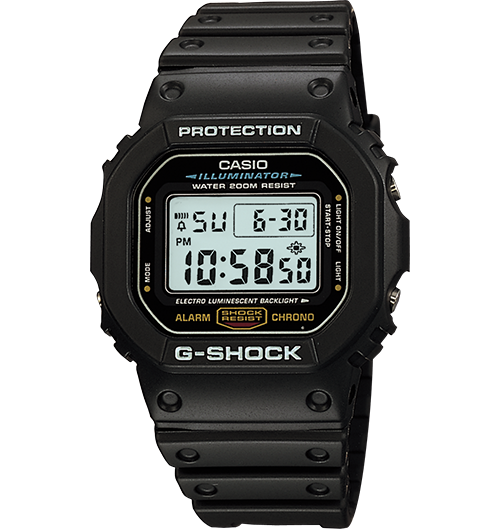 Casio G-shock Men's Black Resin Sport Watch G-shock DW5600E-1V