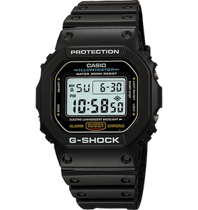 Casio G-shock Men's Black Resin Sport Watch G-shock DW5600E-1V
