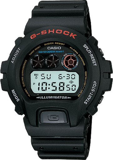 Casio G-Shock  Men's Black Resin Sport Watch DW6900-1V
