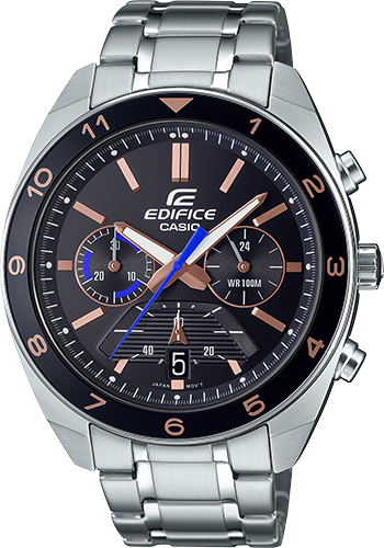 Casio Men's Standard Chronograph Stainless Steel Watch EFV590D-1AV